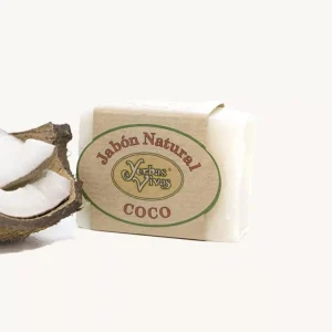 Savon naturel biologique à la noix de coco Yerbas Vivas, barre