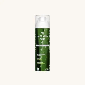 Gel d'aloe vera pur, issu de l'agriculture biologique des îles Canaries, bouteille