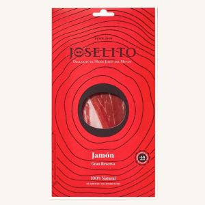 Jambon Gran Reserva 100% ibérique tranché (Jamón), étiquette noire - Pata Negra, Guijuelo, Salamanca
