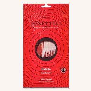 Jambon d'épaule 100% ibérique Gran Reserva en tranches (Paleta), étiquette noire - Pata Negra, Guijuelo, Salamanca