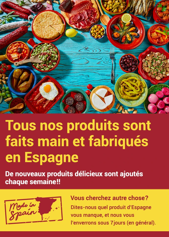 Spanish Club, buy online wine, ham, drinks, olive, charcuterie, tapas and pantry Tapas from Spain