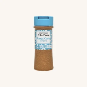 Hacendado Chicken and meat seasoning (sazonador pollo y carne), small jar 76g