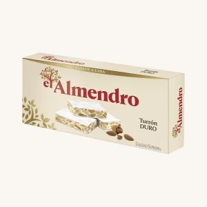 El Almendro traditional hard almond nougat (Turrón duro de almendra), box 250g